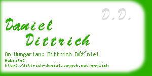 daniel dittrich business card